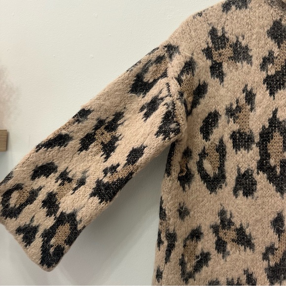 Kate Spade Wool Leopard Oversized Cozy Sweater - Picture 7 of 10
